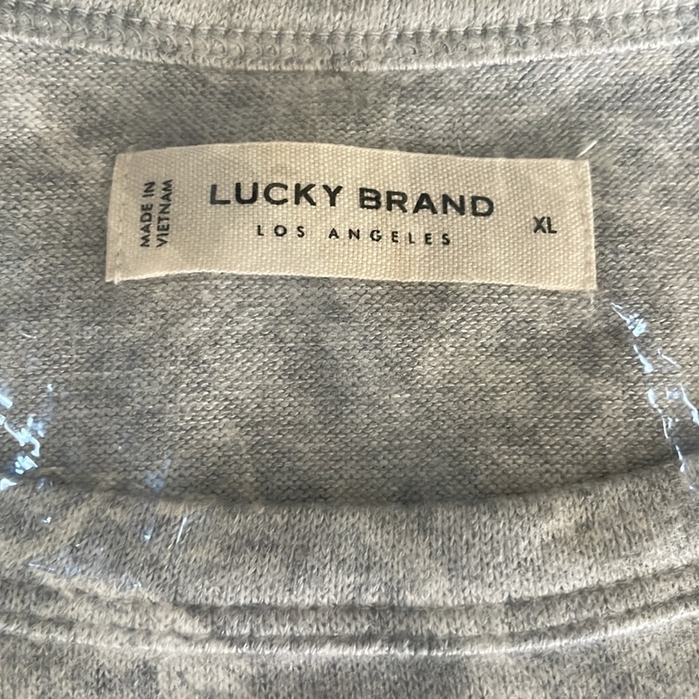 NWT Lucky Brand Long Sleeve Cloud Jersey Top, XL